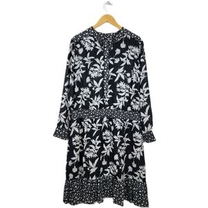 🆕️Sam Edelman Graphic Botanic Tie Neck Floral Print Dress